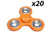 20x Tri-Spinner Fidget Hand Finger Focus Toy EDC Pocket Desktoy ADHD Gift Orange