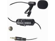 Vidpro XM L Lavalier Condenser Microphone for DSLRs Camcorders Video Cameras 20 Audio Cable