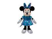 Minnie Mouse Ty Disney Sparkling Blue Beanie Plush New with Tags!