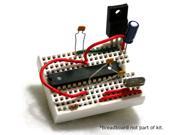 Virtuabotix Bareduino Plus Arduino Compatible Microcontroller with Power Regulator for making Arduino on Breadboard. Guides other kit resources available fro