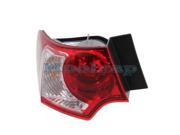 2009 2010 Acura TSX Taillight Taillamp Rear Brake Tail Light Lamp Quarter Panel Outer Body Mounted Left Driver Side 09 10