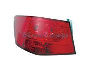 Aftermarket For 2010 2011 2012 2013 Forte 4 Door Sedan Taillight Taillamp Rear Brake Tail Light Lamp Quarter Panel Outer Body Mounted Left Driver Side 13 12