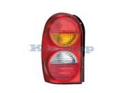 2002 2003 2004 Jeep Liberty Taillight Taillamp with Amber Turn Signal Lens Rear Brake Tail Light Lamp Left Driver Side 02 03 04