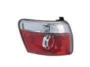 2007 2012 GMC Arcadia Taillight Taillamp Rear Brake Tail Light Lamp Quarter Panel Outer Body Mounted Left Driver Side 2012 12 2011 11 2010 10 2009 09 2008 08