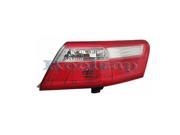 2007 2008 2009 Toyota Camry except Hybrid models Taillamp Taillight Rear Brake Tail Light Lamp Quarter Panel Outer Body Mounted Right Passenger Side 07 08