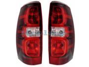 2007 2013 Chevrolet Chevy Avalanche Taillight Taillamp Rear Brake Tail Light Lamp Pair Set Right Passenger AND Left Driver Side 2007 07 2008 08 2009 09 2010 10