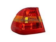 2002 2003 2004 2005 BMW 3 Series 325i 325xi 330i 330xi 4 Door Sedan Taillight Taillamp Rear Brake Tail Light Lamp Quarter Panel Outer Body Mounted AMBER RED Le