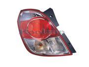 2008 2009 Saturn Vue Taillight Taillamp Rear Brake Tail Light Lamp for Red Line Models Left Driver Side 08 09