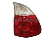 2004 2005 2006 BMW X5 Taillight Taillamp Rear Brake Tail Light Lamp Quarter Panel Outer Body Mounted with Clear Turn Signal Lens Right Passenger Side 04 05 0