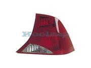 2000 2004 Ford Focus 4 Door Sedan Taillight Taillamp Rear Brake Tail Light Lamp with Red Housing Right Passenger Side 2000 00 2001 01 2002 02 2003 03 2004 04