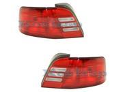 1999 2000 2001 Mitsubishi Galant Taillight Taillamp Rear Brake Tail Lamp Light Pair Set Left Driver AND Right Passenger Side 99 00 01