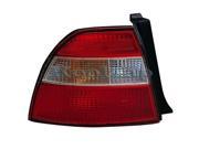 1994 1995 Honda Accord Except Wagon Taillight Taillamp Rear Brake Tail Light Lamp Left Driver Side 94 95