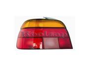 1997 1998 1999 2000 BMW 5 Series 540i 528i Except M5 Taillight Taillamp Rear Brake Tail Light Lamp Left Driver Side 97 98 99 00