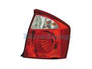 Aftermarket For 2004 2005 2006 Spectra EX LX SX 4 Door Sedan For 04 Models L4 2.0L ONLY Taillight Taillamp Rear Brake Tail Light Lamp Right Passenger Side 0