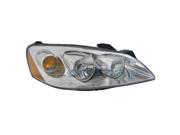 05 10 Pontiac G6 Headlight Headlamp Composite Halogen Front Head Light Lamp Clear Lens and Housing with Amber Turn Signal Right Passenger Side 05 06 07 08 09