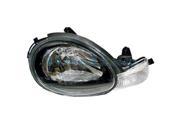 2000 2001 2002 Plymouth Dodge Neon Black Inner Bezel Headlight Headlamp Front Halogen Head Light Lamp Assembly with Rubber Gasket SAE DOT Approved Right Passeng
