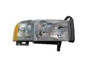 94 02 Ram Truck Headlight Headlamp Composite Halogen Front Head Light Lamp Right Passenger Side
