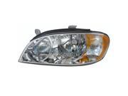 Aftermarket For 2002 2003 2004 Spectra 4 Door Sedan 04 year models with L4 1.8L Only Old Body Style Headlight Headlamp Composite Halogen Front Head Light Lam