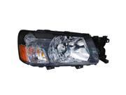 2003 2004 Subaru Forester Headlight Headlamp Composite Halogen Front Head Light Lamp Right Passenger Side 03 04