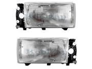 1990 1991 1992 Volvo 740 1992 1993 1994 1995 Volvo 940 Headlight Headlamp without Fog Lights Front Head Lamp with Mounting Panel Pair Set Right Passenger An