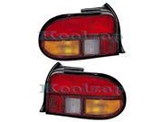 1994 1995 1996 Ford Aspire Taillight Taillamp Rear Brake Tail Light Lamp Pair Set Right Passenger And Left Driver Side 94 95 96