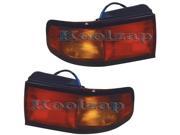 1995 1996 Toyota Camry 2 Door Coupe 4 Door Sedan Taillight Taillamp Rear Brake Tail Light Lamp Quarter Panel Outer Body Mounted Set Pair Right Passenger AND
