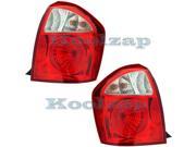 Aftermarket For 2005 2009 Spectra 5 Spectra Station Wagon Models Taillight Taillamp Rear Brake Tail Light Lamp Set Pair Left Driver AND Right Passenger Side