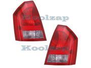 2005 2006 2007 Chrysler 300 V6 Limited Touring 2.7L or 3.5L Taillight Taillamp Rear Brake Tail Light Lamp Pair Set Right Passenger AND Left Driver Side 05 06