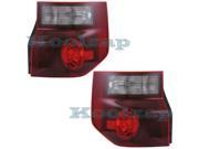2007 2008 Honda Element SC Taillight Taillamp Rear Brake Tail Light Lamp Quarter Panel Outer Body Mounted Pair Set Right Passenger And Left Driver Side 07 08