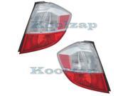 2009 2013 Honda Fit Taillight Taillamp Rear Brake Tail Light Lamp Pair Set Right Passenger And Left Driver Side 2009 09 2010 10 2011 11 2012 12 2013 13