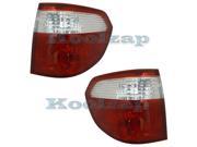 2005 2006 2007 Honda Odyssey Taillight Taillamp Rear Brake Tail Light Lamp Quarter Panel Outer Body Mounted Pair Set Right Passenger AND Left Driver Side 05