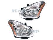 Aftermarket For 2008 2009 2010 Rogue Headlight Headlamp Composite Halogen Non HID without Xenon Front Head Light Lamp Set Pair Left Driver And Right Passenger