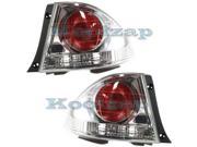 2004 2005 Lexus IS300 IS 300 4 Door Sedan Taillight Taillamp Rear Brake Tail Light Lamp Quarter Panel Outer Body Mounted without Sport Package Set Pair Left D