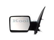 2009 2010 2011 2012 2013 2014 Ford F150 F 150 Pickup Truck Manual Standard Type Black Textured Folding Rear View Mirror Left Driver Side 09 10 11 12 13 14