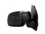 2008 2009 2010 Ford F SERIES SD SUPER DUTY F250 F350 F450 F550 Pickup Truck Power Unheated Paddle Type Textured Black Manual Folding Non Heated Rear View Mirror