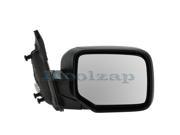 2009 2010 2011 2012 2013 2014 Honda Pilot Power Heated Manual Folding Smooth Black Paint to Match without memory Turn Signal Lamp Light Rear View Mirror Rig