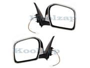 2001 2002 2003 2004 Toyota Tacoma 2WD 4WD excluding S Runner 2000 Tacoma 4x4 Only Power Chrome Folding Rear View Mirror Set Pair Right Passenger And Lef