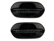 1999 2000 2001 2002 2003 2004 Honda Odyssey Rear Primed Black Outside Outer Exterior Door Handle Pair Set Left Driver and Right Passenger Side 99 00 01 02 03 0