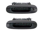 2003 2004 2005 2006 2007 Cadillac CTS Front Primed Black Outside Outer Exterior Door Handle Pair Set Left Driver and Right Passenger Side 03 04 05 06 07