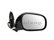 2001 2002 Suzuki Grand Vitara 2002 XL 7 XL7 Power Unheated Non Heat Smooth Black Manual Folding Rear View Mirror Right Passenger Side 01 02
