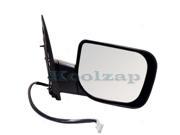 TITAN 08 11 Rear View Mirror RH Power Heated Manual Folding Memory Textured w o Big Tow Package Pro 4x M Right Passenger Side