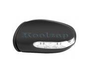 E CLASS 03 09 Rear View Mirror LH Manual Folding Flat Glass w Memory w o Auto Dimmer Heated Outer Cover Left Driver Side