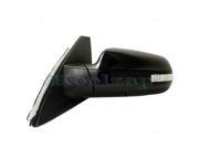 ALTIMA 08 12 Rear View Mirror LH Power Heated Manual Folding w Signal Light Paint to Match w Cover 3. Left Driver Side