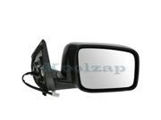Fits 2008 2009 2010 2011 2012 2013 2014 Nissan Rogue Power Heated Excluding Side View Camera Manual Folding Textured Black Rear View Mirror Right Passenger Si