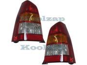2001 2004 Mazda Tribute Taillight Taillamp Rear Brake Tail Light Lamp Outer Body Mounted Set Pair Right Passenger AND Left Driver Side 2001 01 2002 02 2003 0