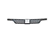 2011 2012 2013 Dodge Durango with Adaptive Cruise Control Front Bumper Face Bar Insert Bezel Grill Grille Assembly Plastic Textured Matte Black 11 12 13