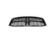 2006 2007 2008 2009 Dodge Ram 1500 2500 3500 Pickup Truck Full Size Front Center Face Bar Complete Grill Grille Assembly Black Shell without Emblem 06 07 08 09