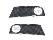 2008 2009 2010 2011 2012 2013 BMW 1 Series 128i with M Package Lower Front Bumper Grille Fog Light Hole Cover Grill SET PAIR Right Passenger Left Driver Sid