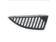 04 2004 Mitsubishi Lancer 4 Door Wagon Lower Front Bumper Face Bar Grille Grill Assembly Plastic Black Right Passenger Side