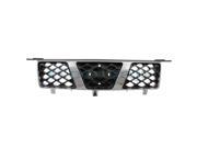Aftermarket Part Fits 2005 2006 Nissan X Trail 2.5L Front Center Face Bar Grille Grill Assembly Chrome Shell with Black Insert Plastic without Emblem 05 06